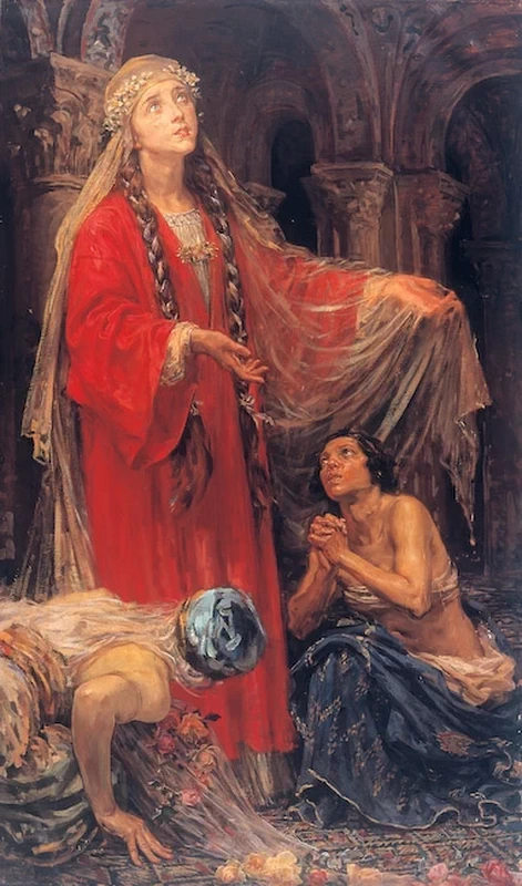 José Garnelo y Alda - Santa Casilda